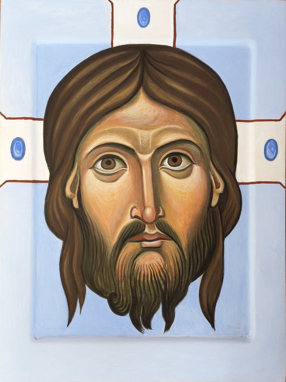 Icona del Mandylion, il Volto Santo, secondo la leggenda di Edessa e del re Abgar