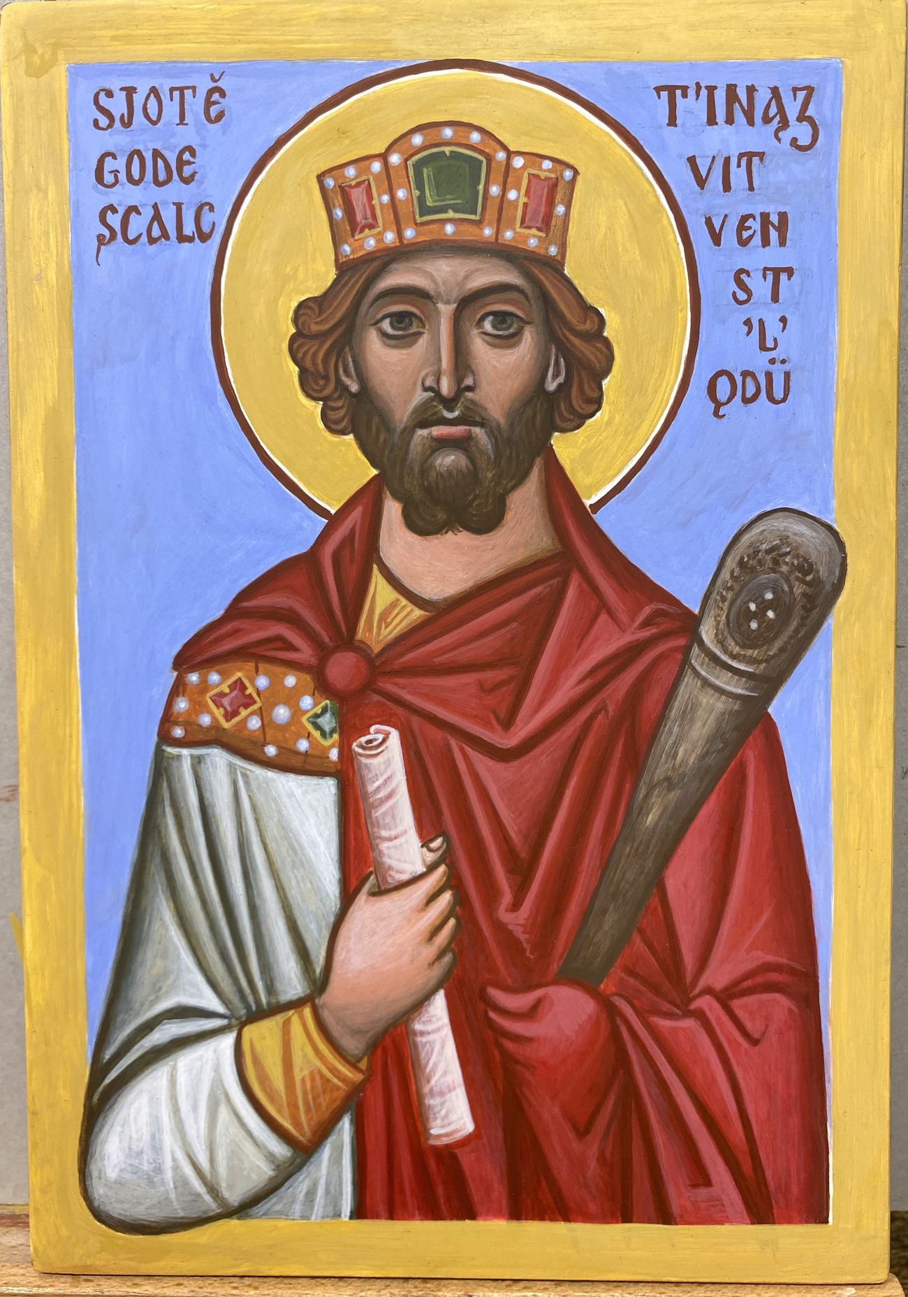 Icona di San Godescalco, principe degli Abodriti