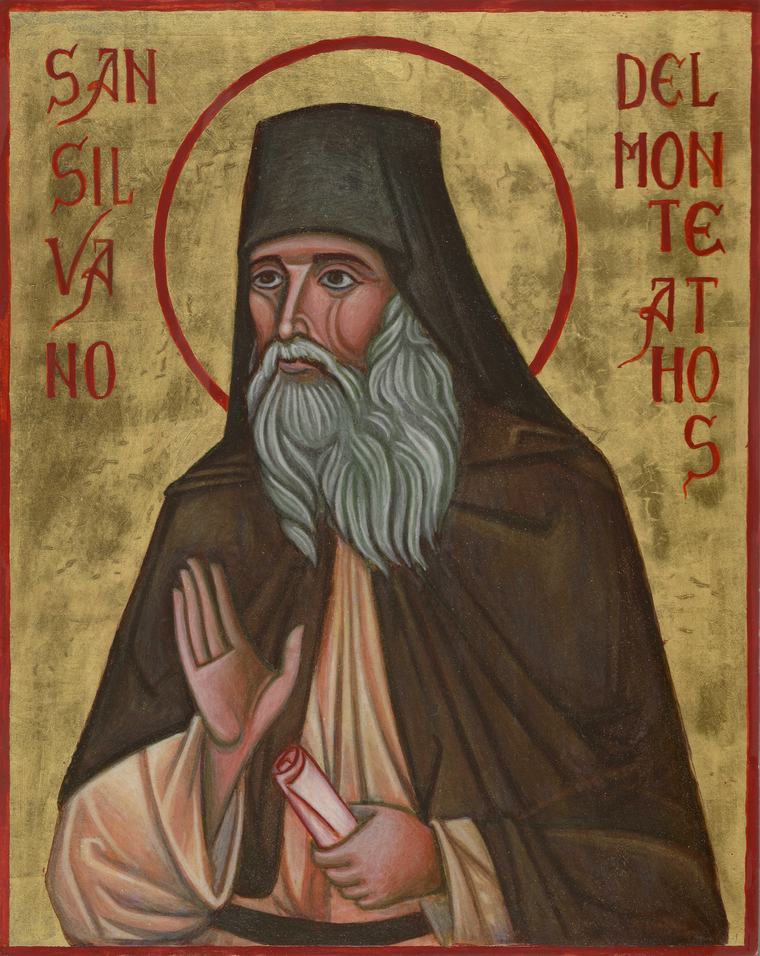 Icona di San Silvano del Monte Athos