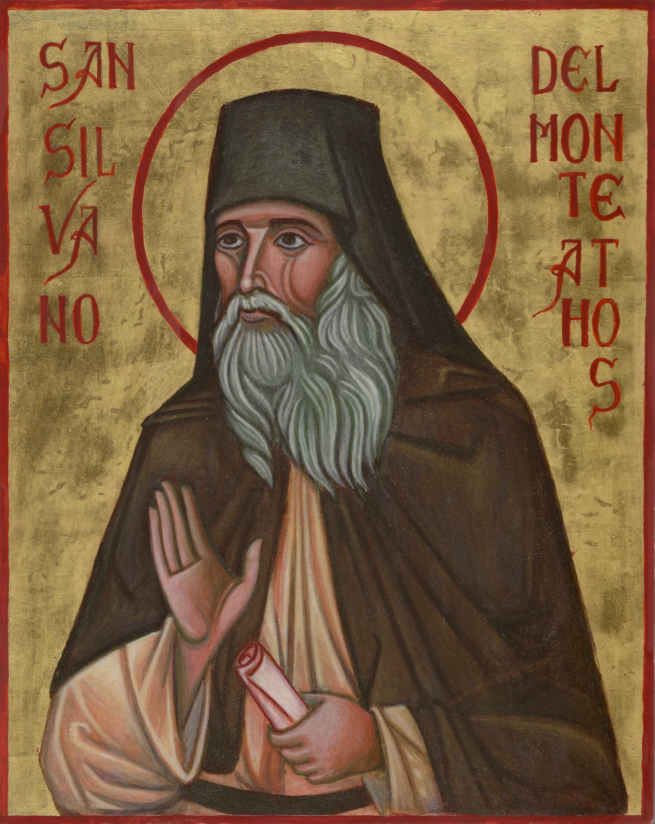 Icona di San Silvano del Monte Athos